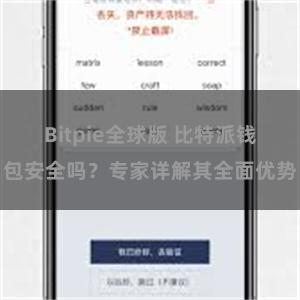 Bitpie全球版 比特派钱包安全吗？专家详解其全面优势